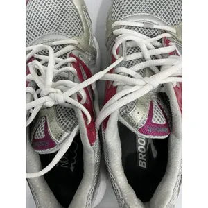 Reebok Womans Cushion Neutral Size 9.5 Gray Pink Lace Up Running Sneakers thumbnail 5