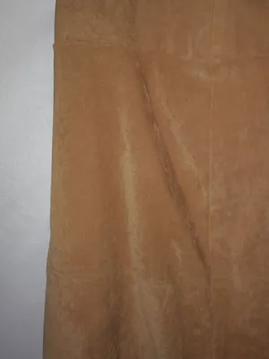 Studio C 12 Western Prairiecore Tan Faux Suede Midi/Maxi Skirt thumbnail 3