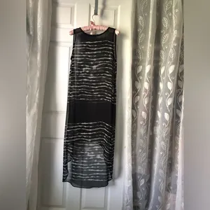 Zara high-low sheer midi dress, size xs thumbnail 2