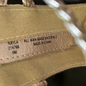 Xappeal Women's Braided Sandals - Gold size 9M GREAT SHAPE! Like New thumbnail 2