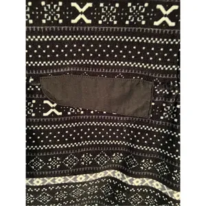 Jachs Cabin Sweaters Jachs Cabin Black White Fleece Pullover Sz Small thumbnail 8
