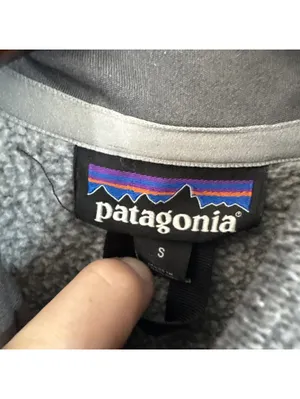 Patagonia Lightweight Better Sweater Gray Quarter Zip Fleece Pullover Small thumbnail 3