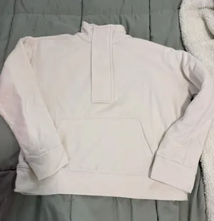 a new day cream Half-Placket Crewneck Pullover thumbnail 1