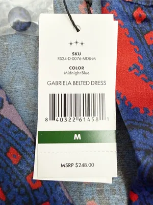 Hermoza Gabriela Printed Satin Belted Dress Midnight Blue Red thumbnail 12
