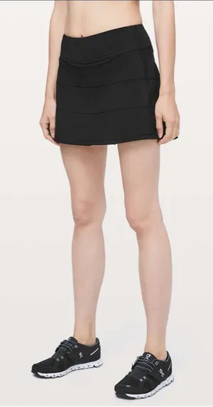 Lululemon Pace Rival Skirt Shorts 4-way Stretch Skort W2526 Sz 10 thumbnail 1