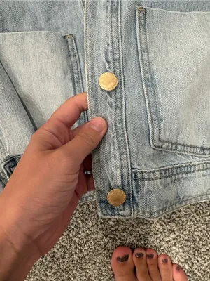 Democracy Light Wash Denim Jacket thumbnail 5