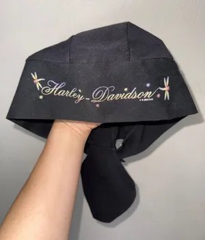 Harley-Davidson Dragonfly Do Rag Head Wrap Bandana Y2K thumbnail 1