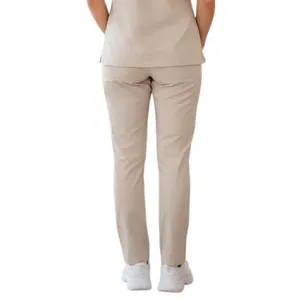 All Heart Biege Tie Waist Srubs Pants S thumbnail 2