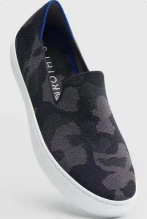 Rothy’s The Original Gray Camo Knit Slip On Sneakers Women’s Shoe Size 7 thumbnail 1