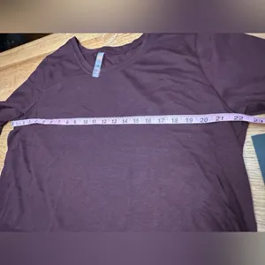 Mono B NWT Side Slit Tee dark purple size 1X thumbnail 5
