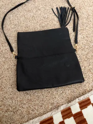 Black Convertible Tassle Purse thumbnail 3