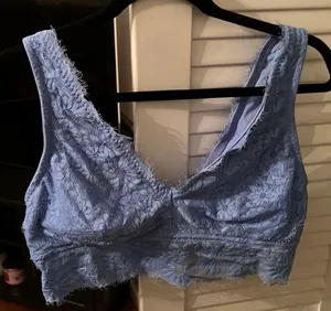 Aerie Lace Blue Bralette thumbnail 1