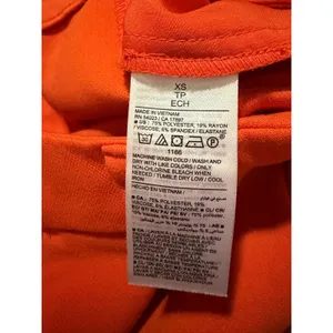 Old Navy Taylor Extra High Rise Wide Leg Trouser Orange Pants XS thumbnail 8