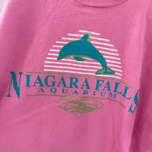 Vintage Pink Niagara Falls Aquarium T-Shirt XLARGE thumbnail 2