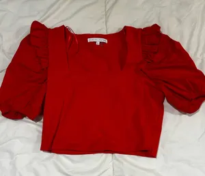 English Factory Top Puff Sleeve thumbnail 1