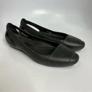 Crocs Sienna flats‎ black size 11 thumbnail 2