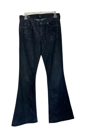 Y2K Citizens of Humanity Liberty Bell Bottom‎ Jeans Dark Wash USA 28 Boho thumbnail 1