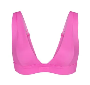 SKIMS Taffy Plunge Bikini Top thumbnail 1