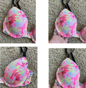 Victoria's Secret VS Pink Wear Everywhere Demi Bra Sz 32B thumbnail 6