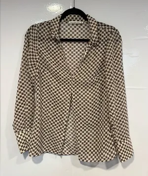 Checkered Abercrombie and Fitch Vintage‎ Blouse thumbnail 1