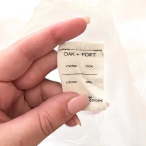 OAK + FORT Buttoned‎ Shirt Mini Dress Tan Small thumbnail 4