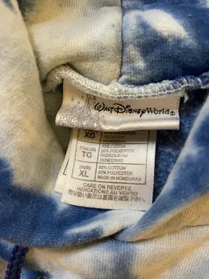 Disney Tie Dye Hoodie Women’s XL thumbnail 3