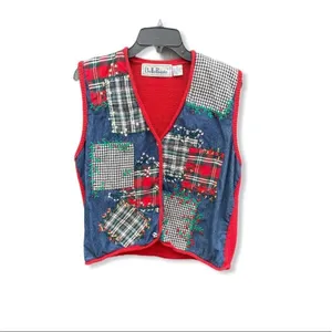 Vintage BellePointe Sweater Vest Red Size M thumbnail 9