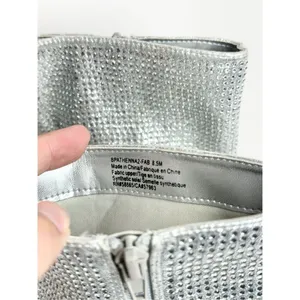 BP Ankle Booties Size 8.5 Athenna Crystal Pointed Toe High‎ Heel Boots thumbnail 8