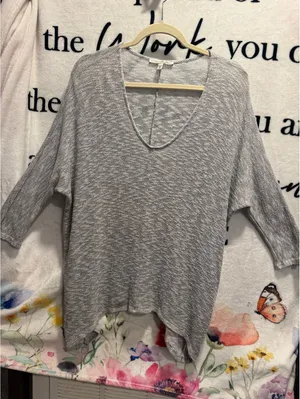 Express marled knit tunic sweater size M thumbnail 3