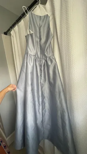 D707 Bridesmaid Dress Platinum thumbnail 5