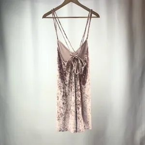 Lulus Strappy‎ Back Velvet Mini Dress in Pink Size Small thumbnail 4