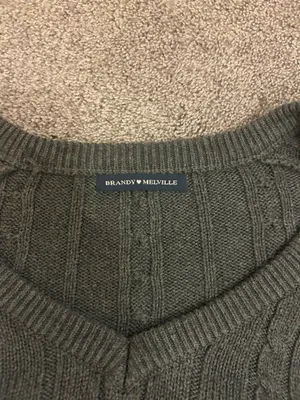 Charcoal Grey Brandy Melville Sweater thumbnail 3