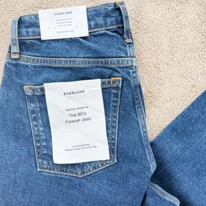Everlane The 90s Forever Jean High Rise Straight Leg Blue Denim 26R NEW thumbnail 2