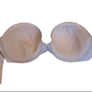Victoria’s Secret Strapless Push Up Bra Nude Tan Plunge 34DD thumbnail 3