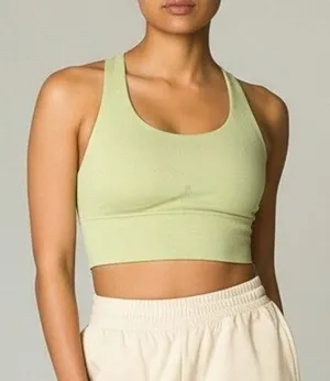 Y2K Green 90s 2000s Crisscross Macrame Retro Activewear Sports Bra‎ Top Medium thumbnail 1