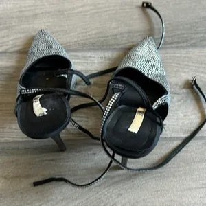 Zara rhinestone heels thumbnail 5
