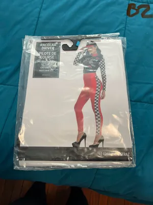 Womens race car driver costume L 10/12 thumbnail 1