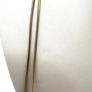 Chico’s gold tone washer beads double strand long necklace thumbnail 7