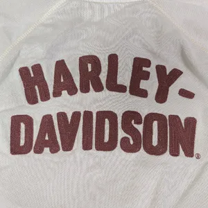Harley-Davidson Womens Medium‎ Embroidered Vintage Activewear Jacket Tan thumbnail 3