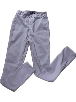 Lavender High Waisted Skinny Jeans Size XL Pastel Stretch Denim thumbnail 1