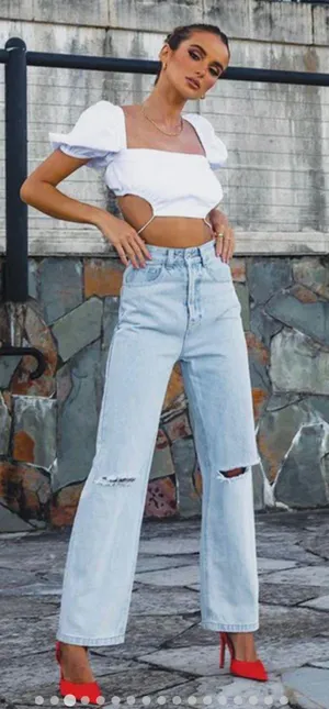 Robin Wide Leg Jeans thumbnail 1