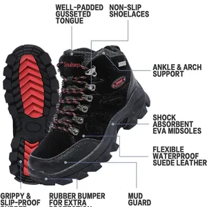 SPUKEP Hiking Boots for Outdoor Leisure Size 7 thumbnail 3