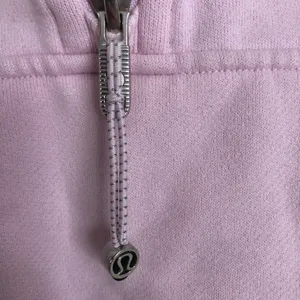Lululemon Scuba Oversized Half-Zip Hoodie Meadowsweet Pink XS/S thumbnail 9