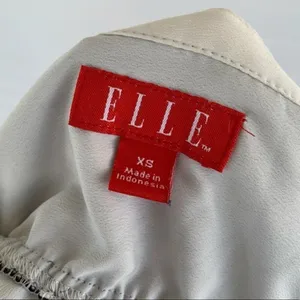 Elle Colorblock Empire Waist Camisole‎ XS Black Cream Adjustable Straps thumbnail 7