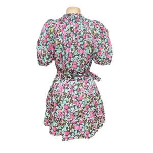 Roller‎ Rabbit Manusa Ainsley Mini Dress Black Floral Print Size Medium thumbnail 5