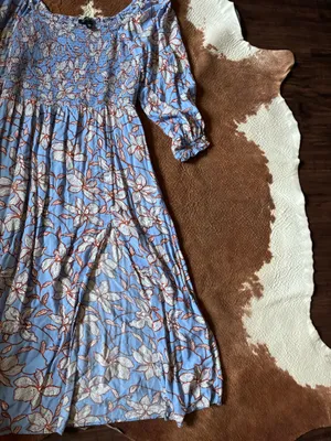 Jessica Simpson maxi dress size large 100% Viscoe thumbnail 2