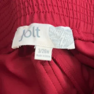 ✨Jolt Red Jogger Belted Pants✨ thumbnail 5