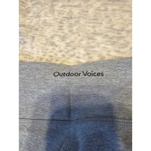 Outdoor Voices Lake Dove Ash Springs 7/8 Legging‎ Gray Colorblock Size L thumbnail 6