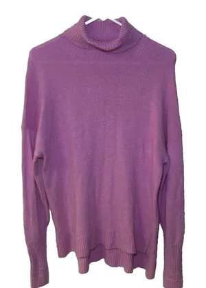 J. Crew Wool Blend Turtleneck Sweater Women’s Size XL Classic Relaxed Fit Knit thumbnail 1