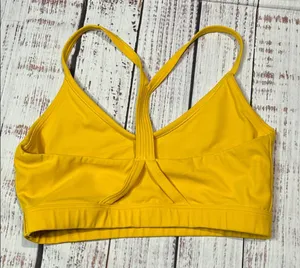 Gymshark Yellow Sports Bra thumbnail 1